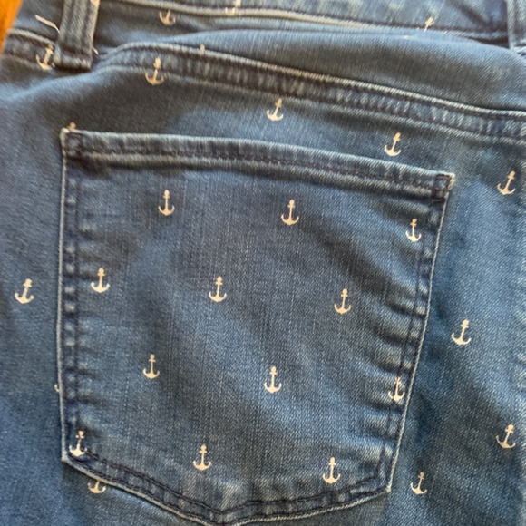 Talbots flawless mid rise slim ankle anchors aweigh jeans. Worn a few times - Picture 6 of 6